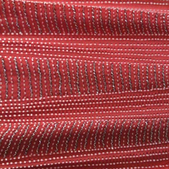 TFNC coral beaded dress with zip back - Picture 2 of 5